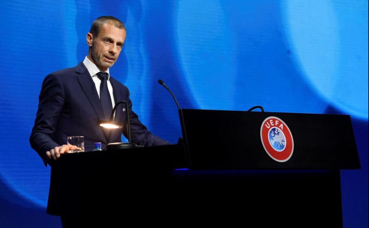 Aleksander Ceferin, presidente de la UEFA.