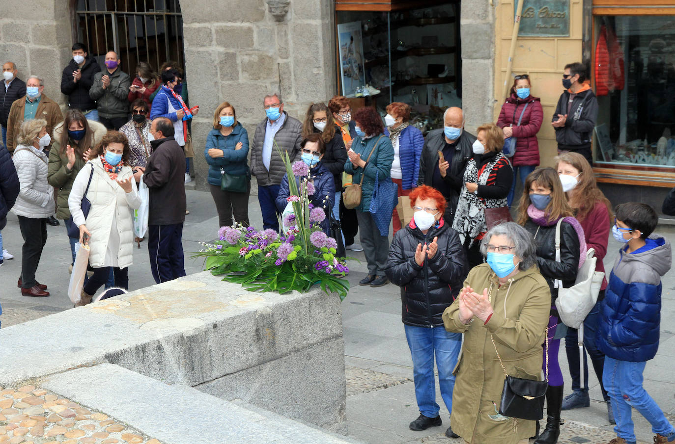 Actos en la plaza de Medina del Campo con motivo del Día de la Comunidad.