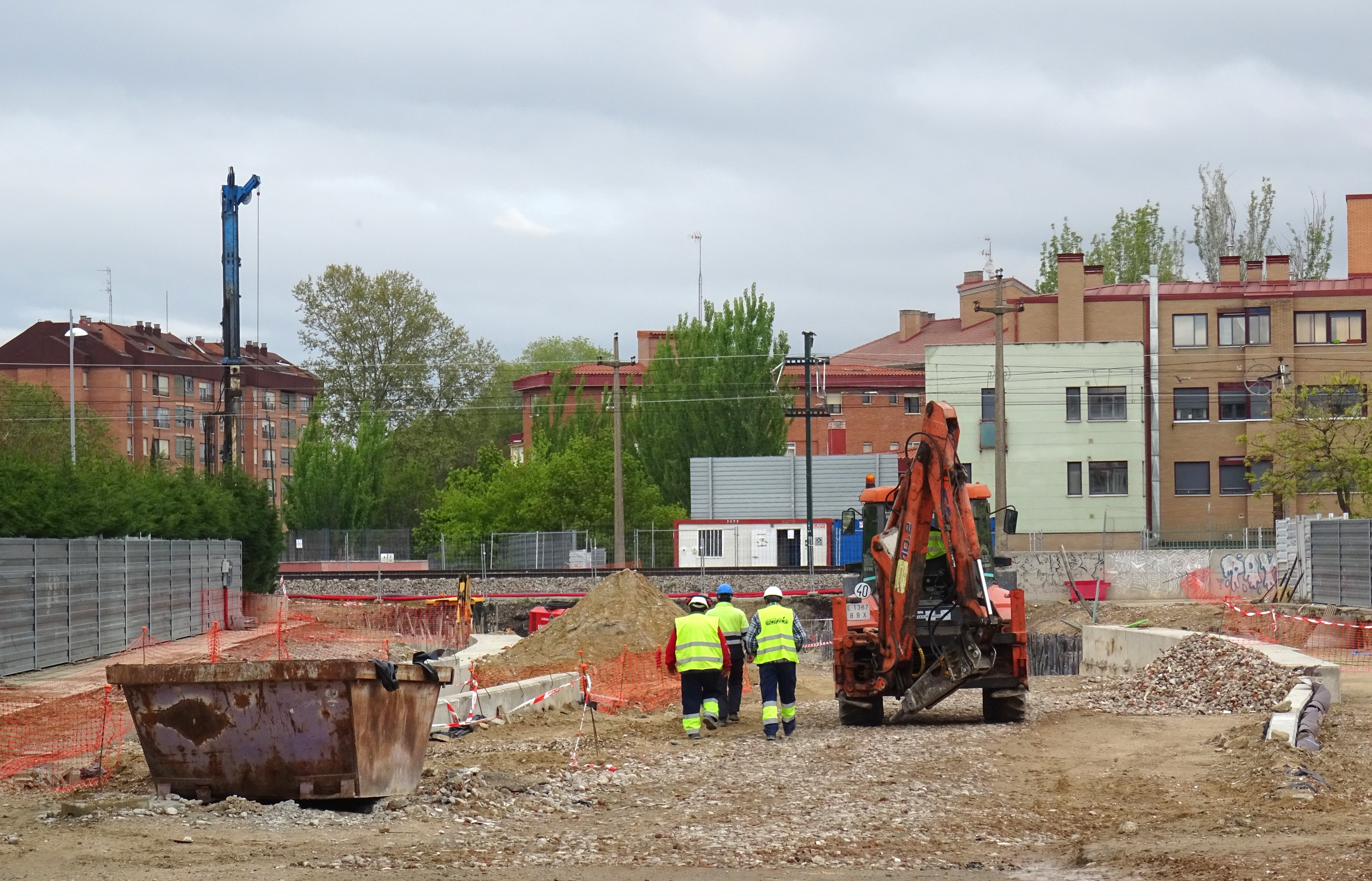 Fotos: Obras del túnel de Andrómeda en Valladolid