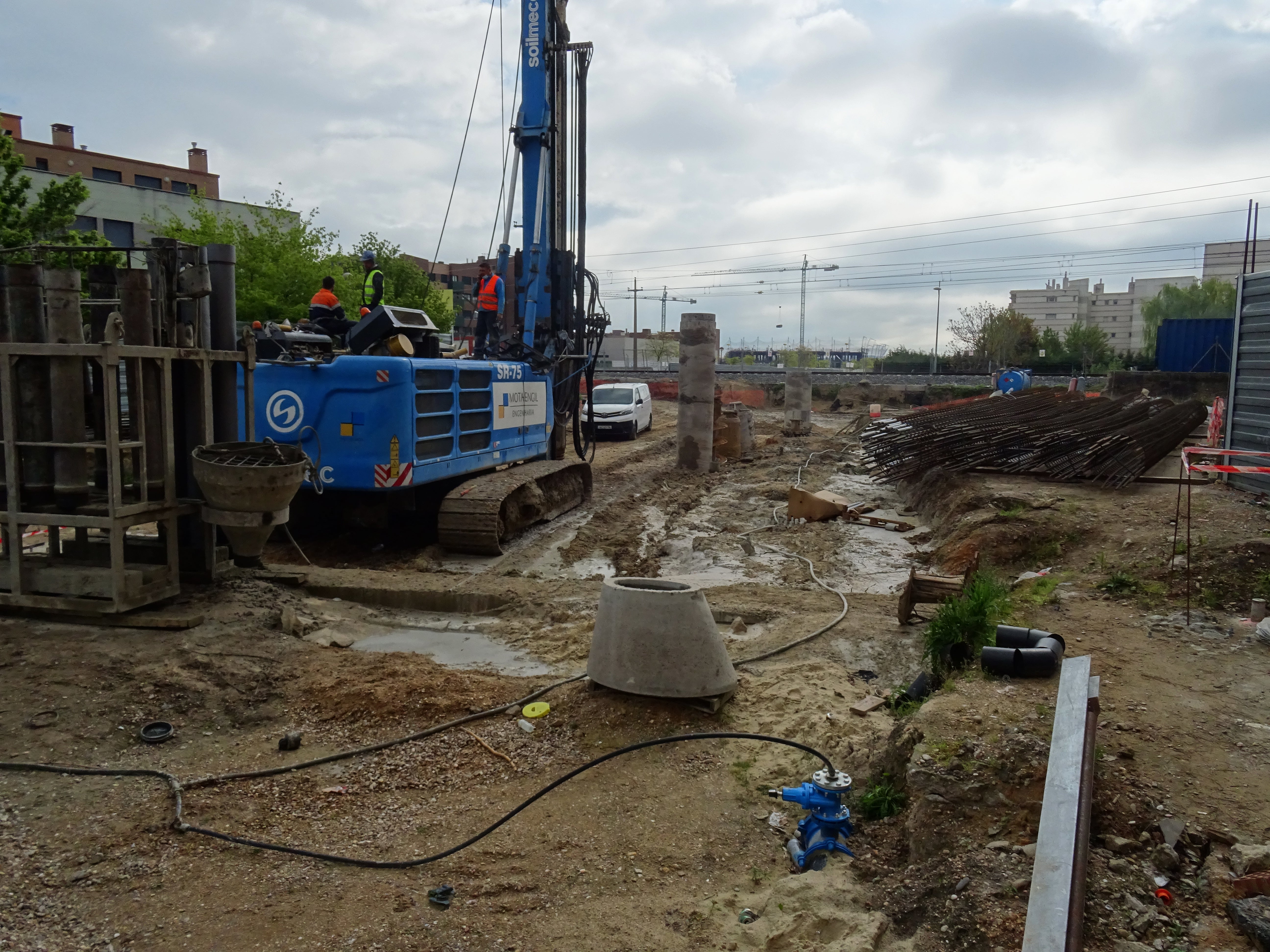 Fotos: Obras del túnel de Andrómeda en Valladolid