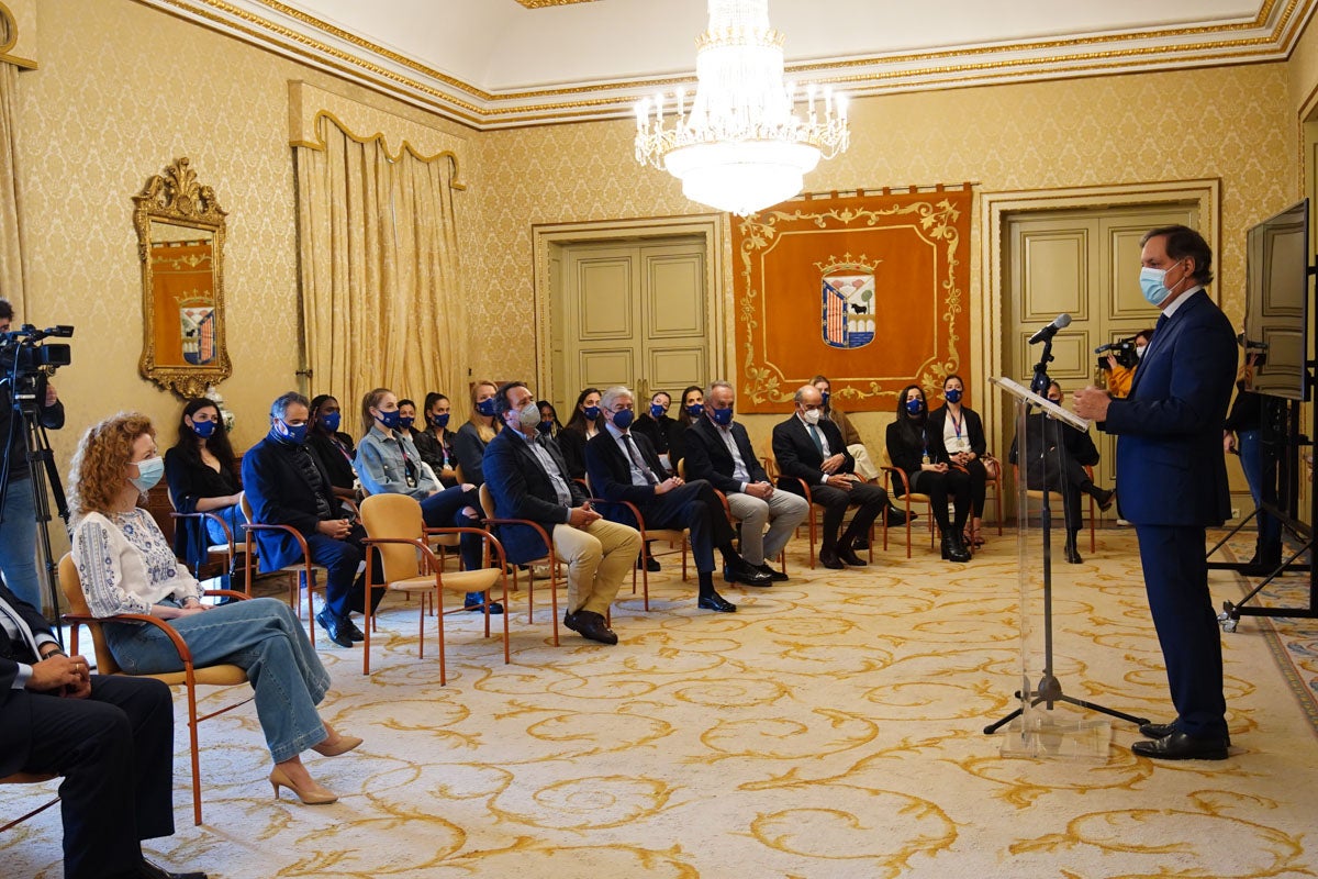 Recepción en el Ayuntamiento a las subcampeonas de Europa