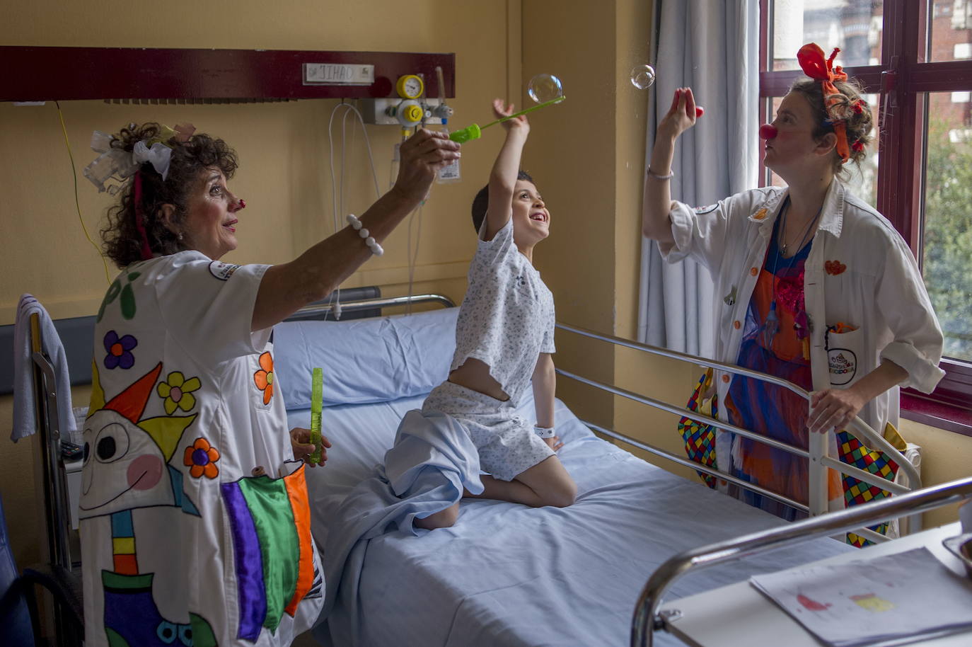 Los doctores sonrisa llegan al Hospital de Segovia