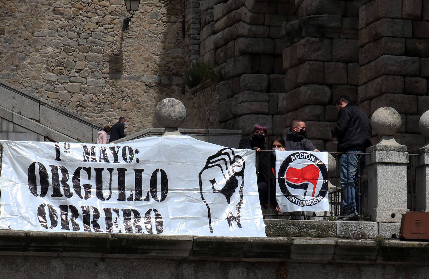 Manifestación del Primero de Mayo en Segovia 