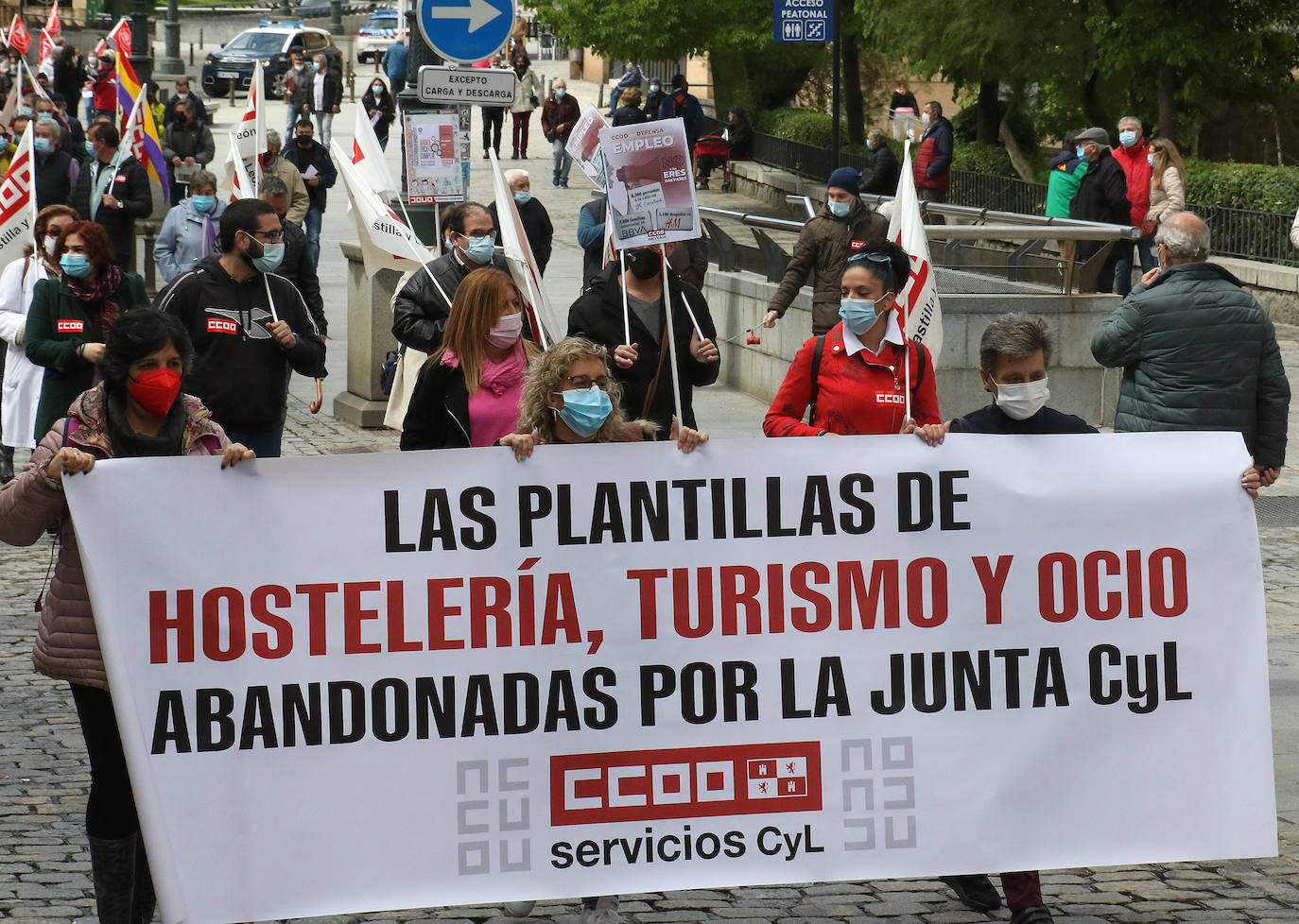 Manifestación del Primero de Mayo en Segovia 