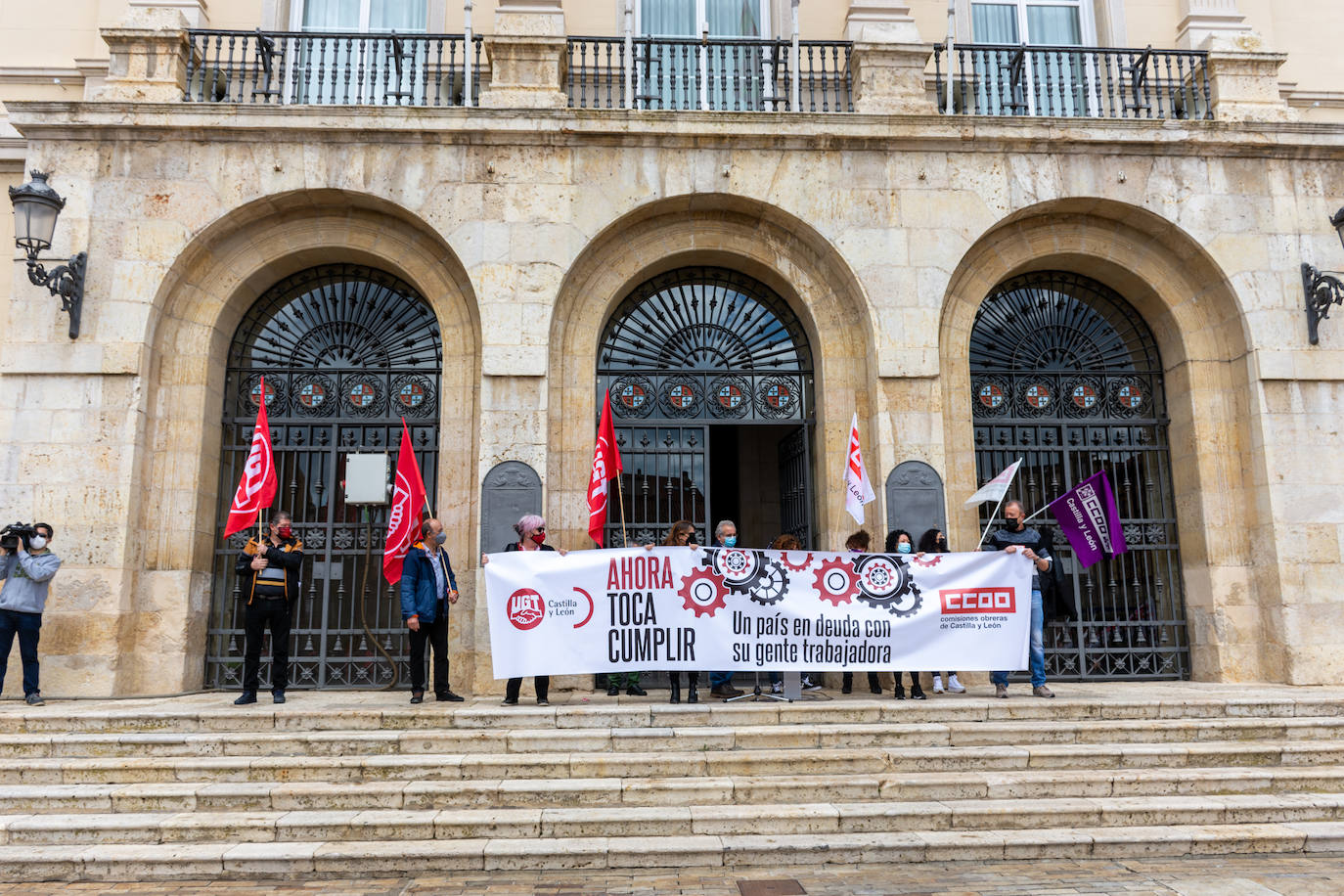 Fotos: Manifestación del Primero de Mayo en Palencia