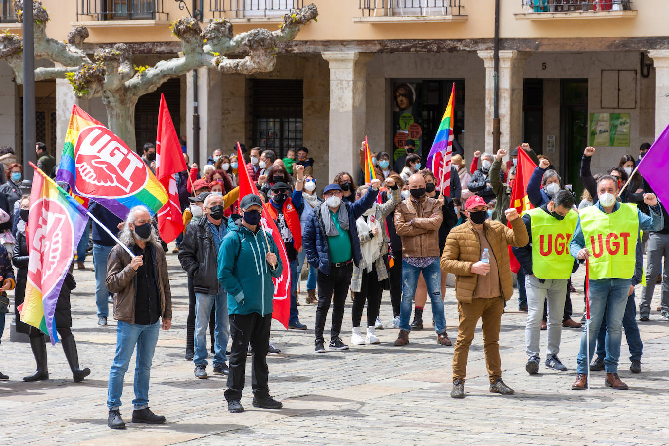 Fotos: Manifestación del Primero de Mayo en Palencia