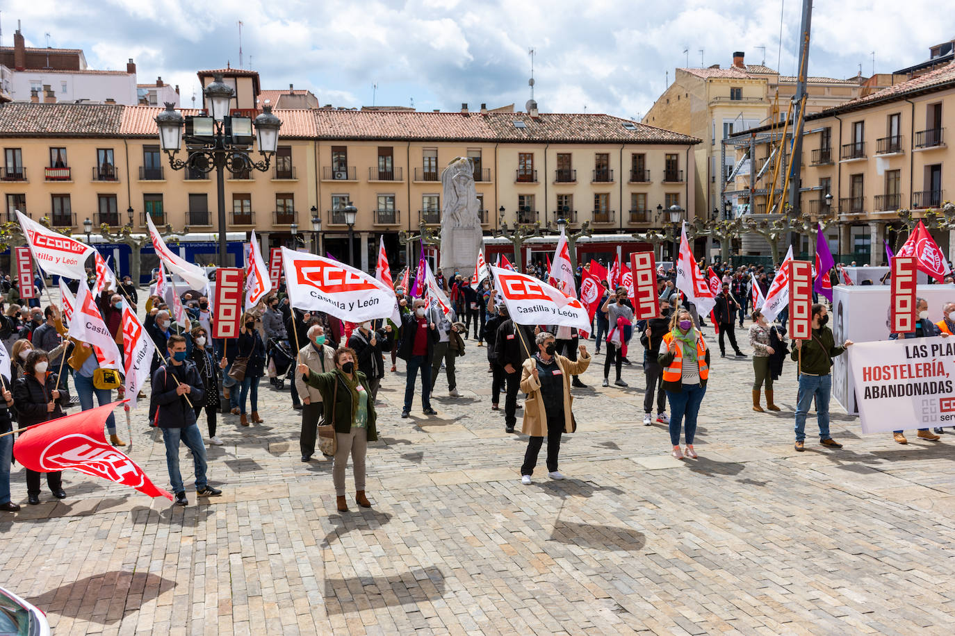 Fotos: Manifestación del Primero de Mayo en Palencia