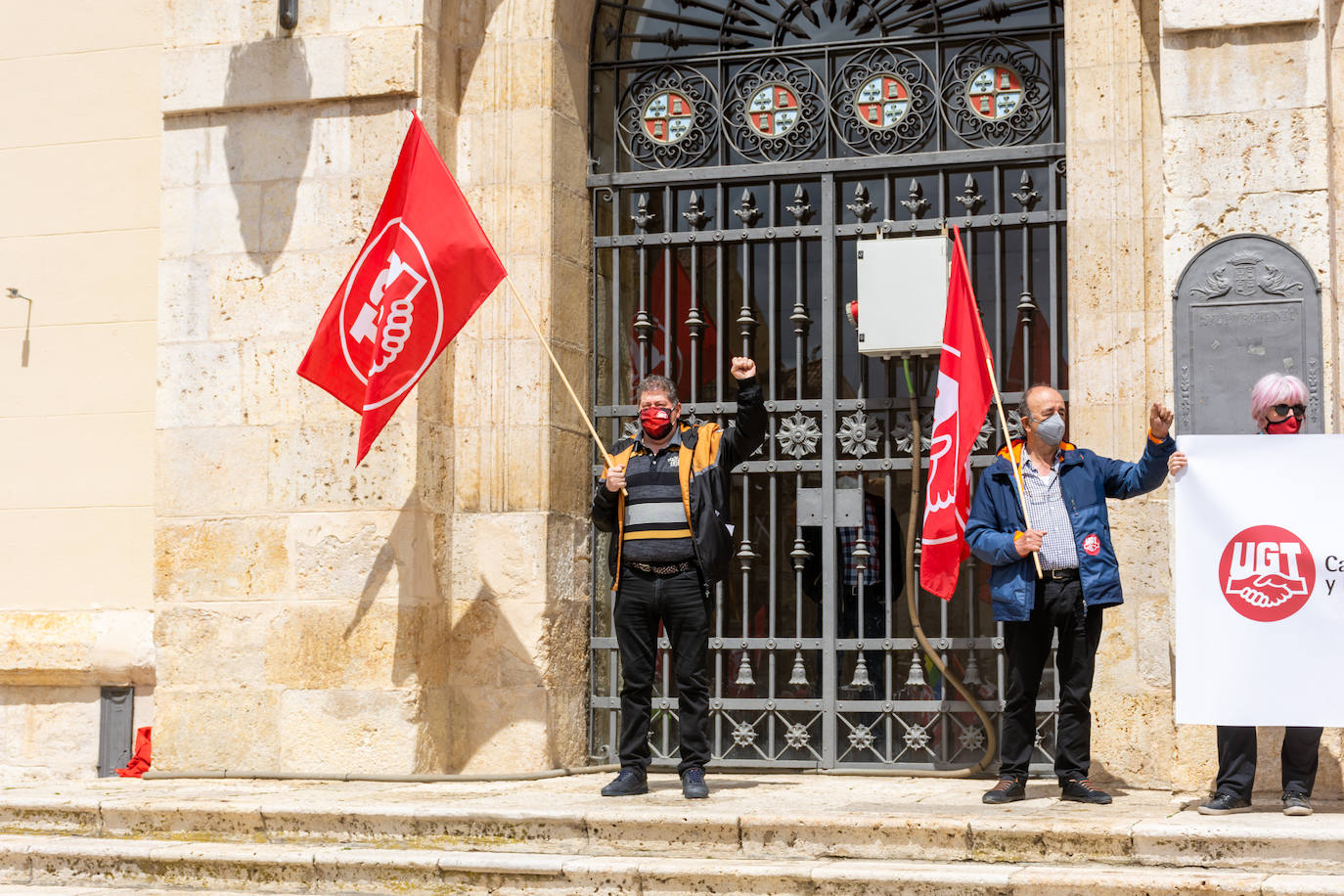 Fotos: Manifestación del Primero de Mayo en Palencia