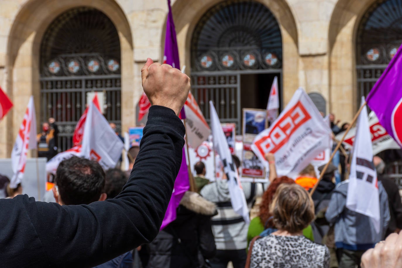 Fotos: Manifestación del Primero de Mayo en Palencia