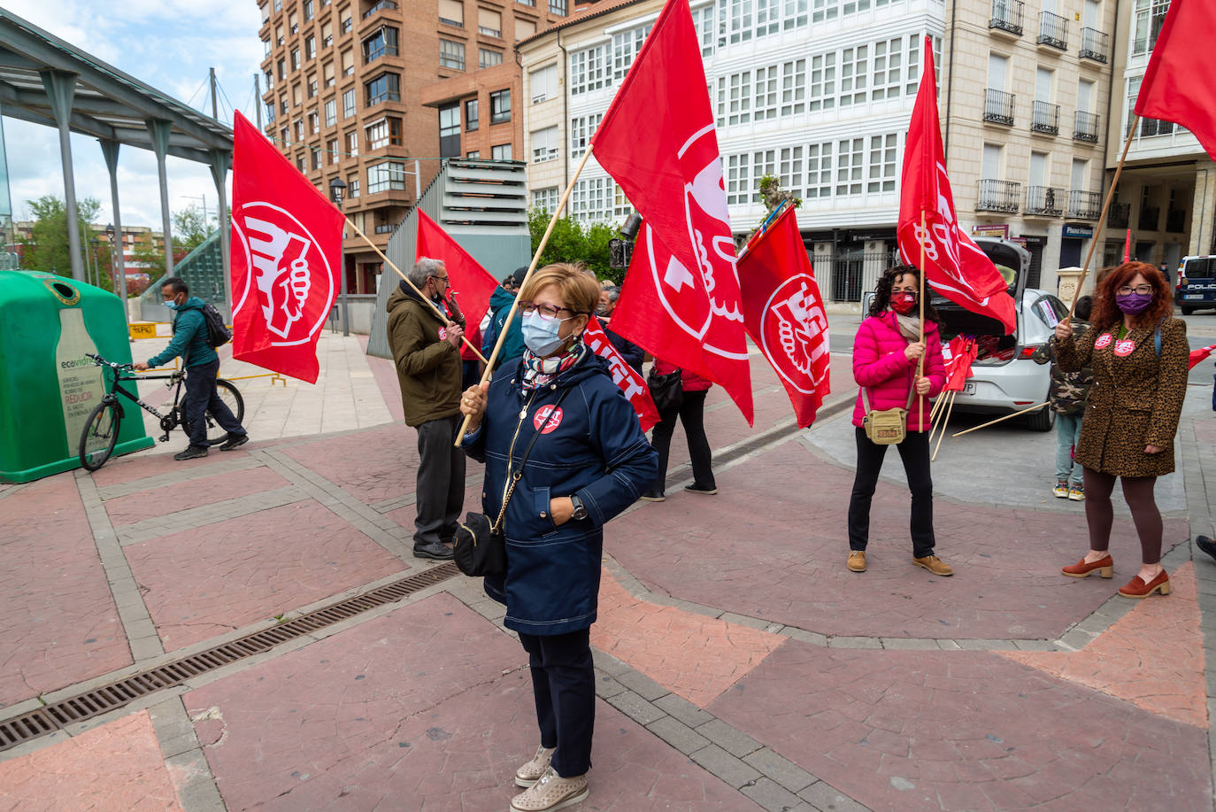 Fotos: Manifestación del Primero de Mayo en Palencia