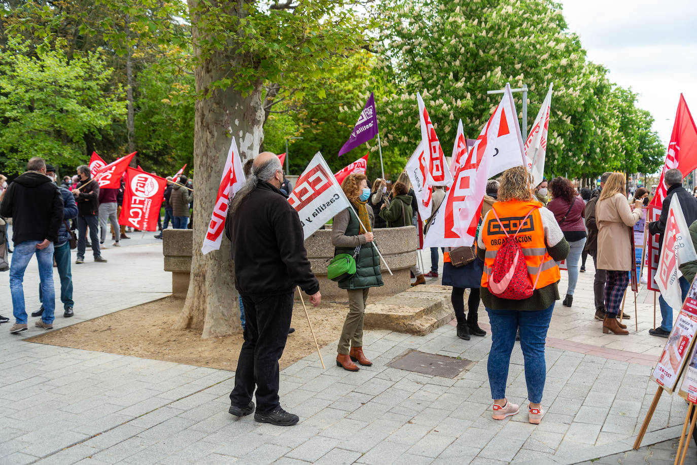 Fotos: Manifestación del Primero de Mayo en Palencia