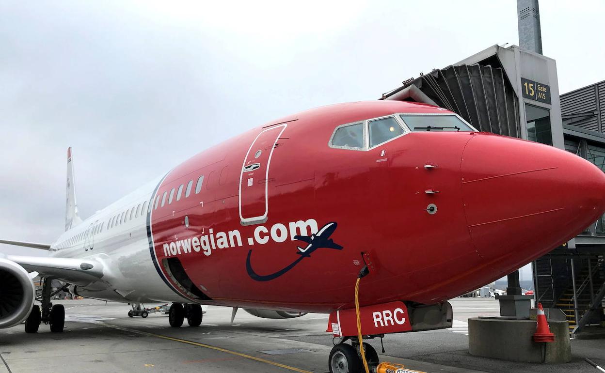 Avión de Norwegian.