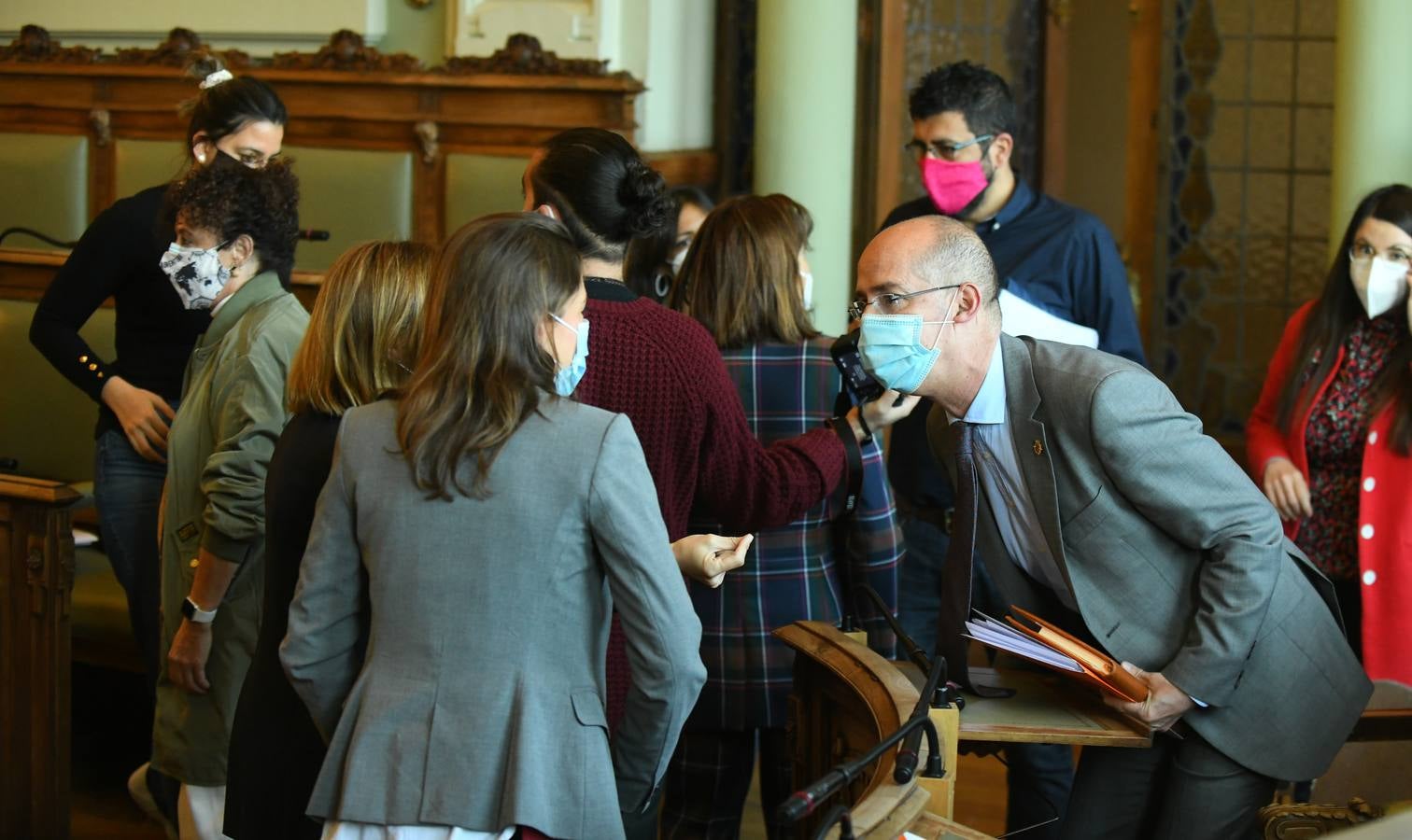 Fotos: Pleno en el Ayuntamiento de Valladolid