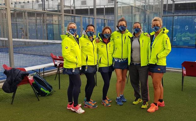 H2O Padel Bunker, finalistas de 2ª femenina.