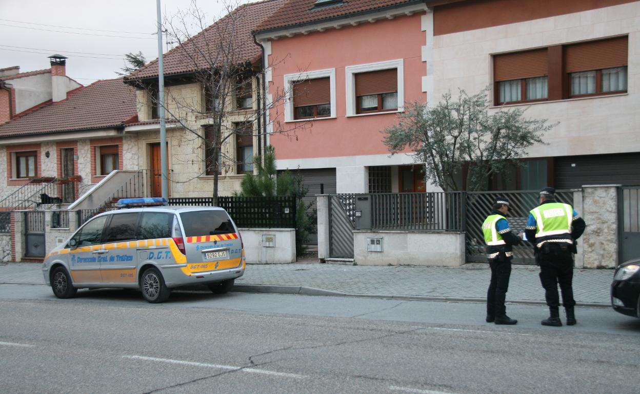 Agentes de la Policía Local de Cuéllar.