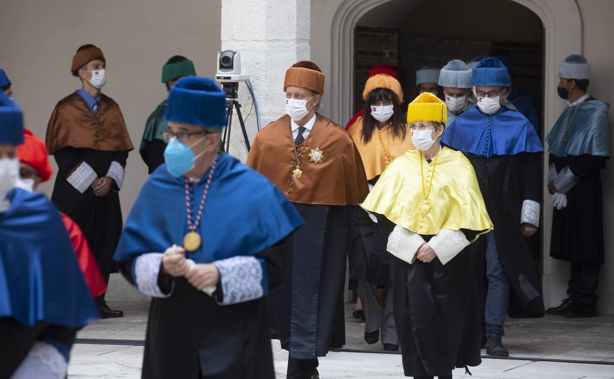 Apertura del curso 2020.2021 en la Universidad de Valladolid. 