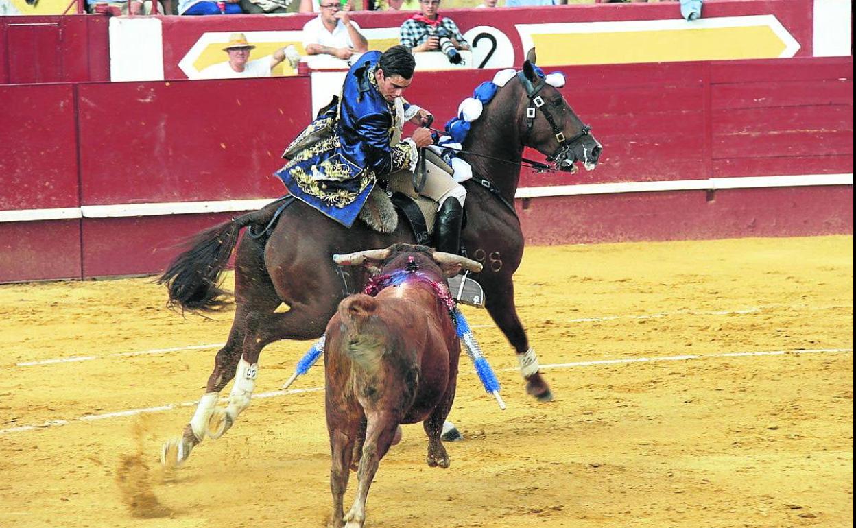 Uno de los últimos festejos taurinos celebrados en Cuéllar. 