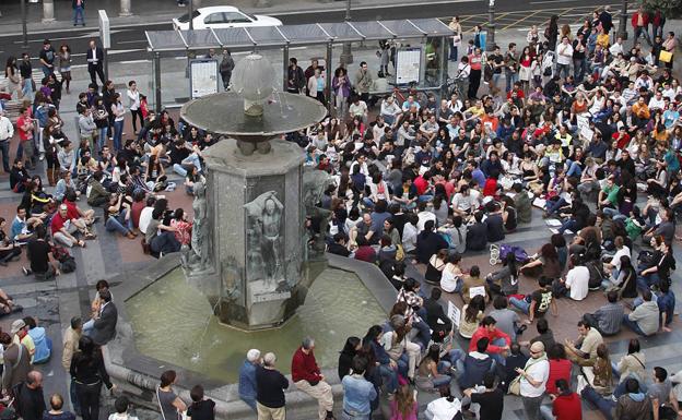 campada en Fuente Dorada, el 17 de mayo de 2011. 