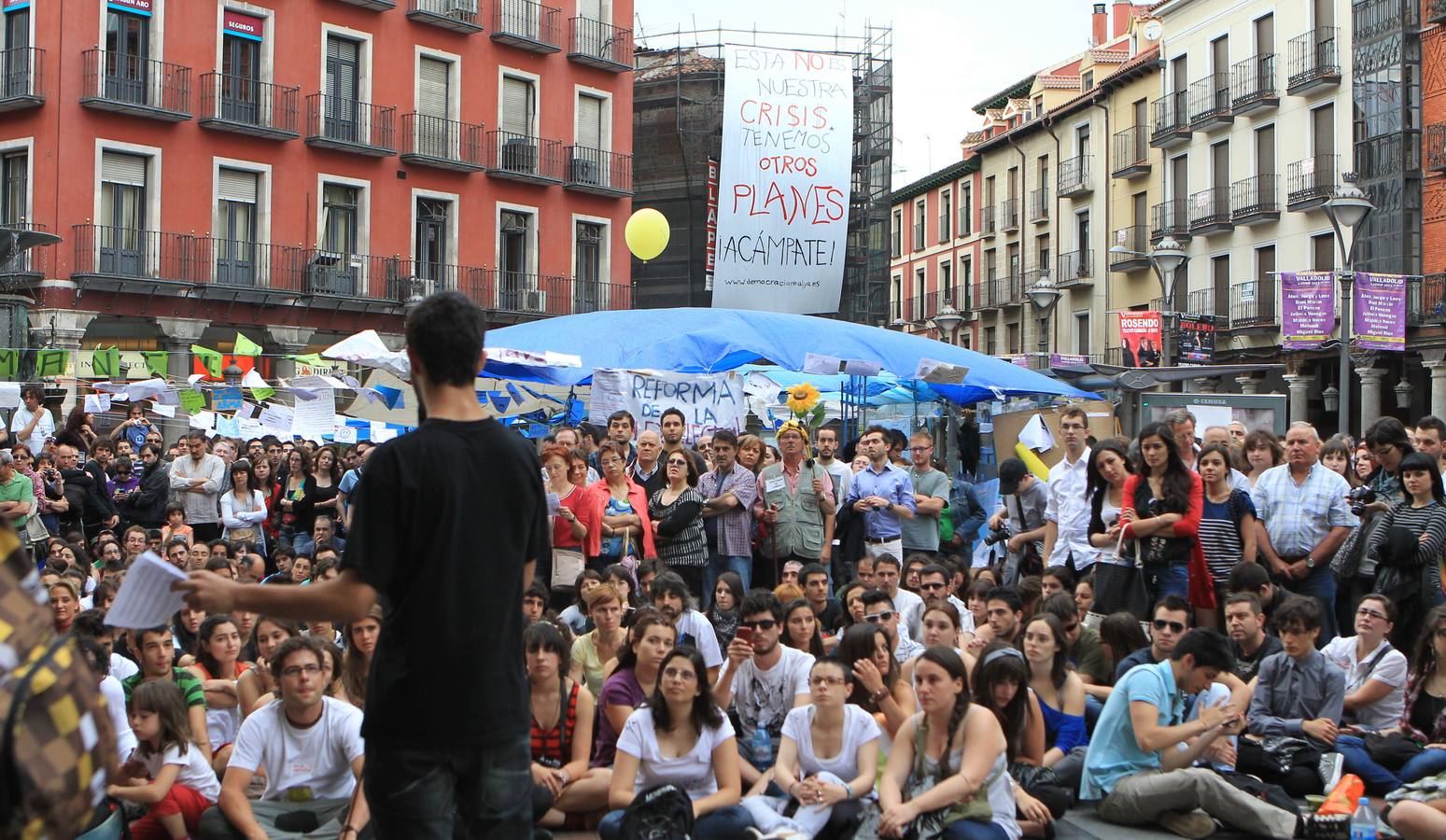 Fotos: Diez años del nacimiento del movimiento 15M en Valladolid