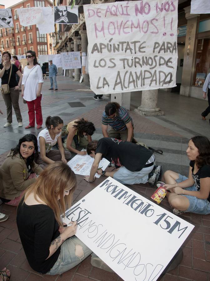 Fotos: Diez años del nacimiento del movimiento 15M en Valladolid