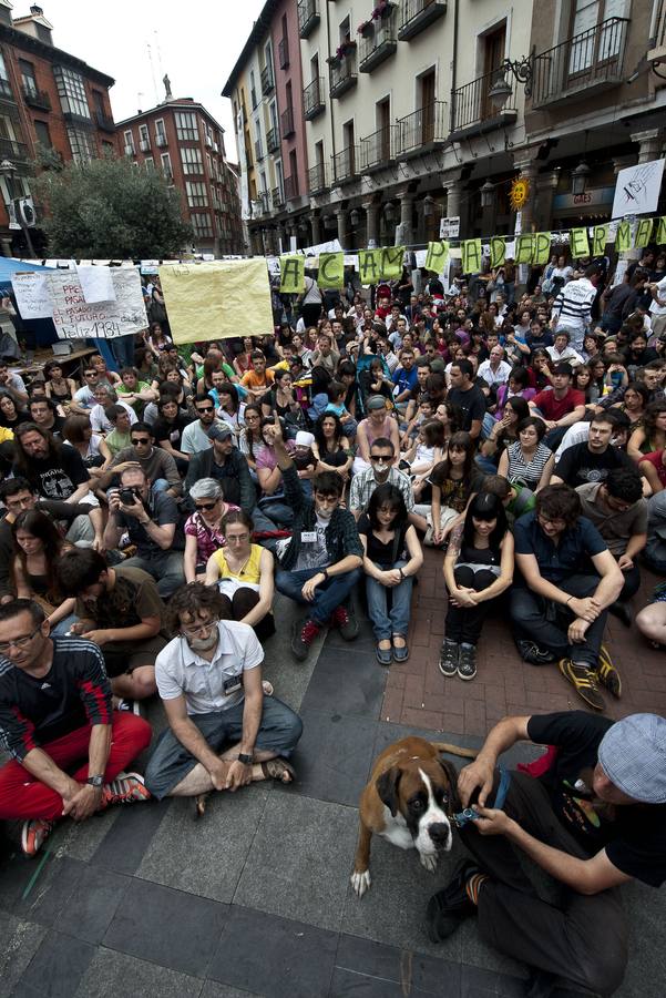 Fotos: Diez años del nacimiento del movimiento 15M en Valladolid