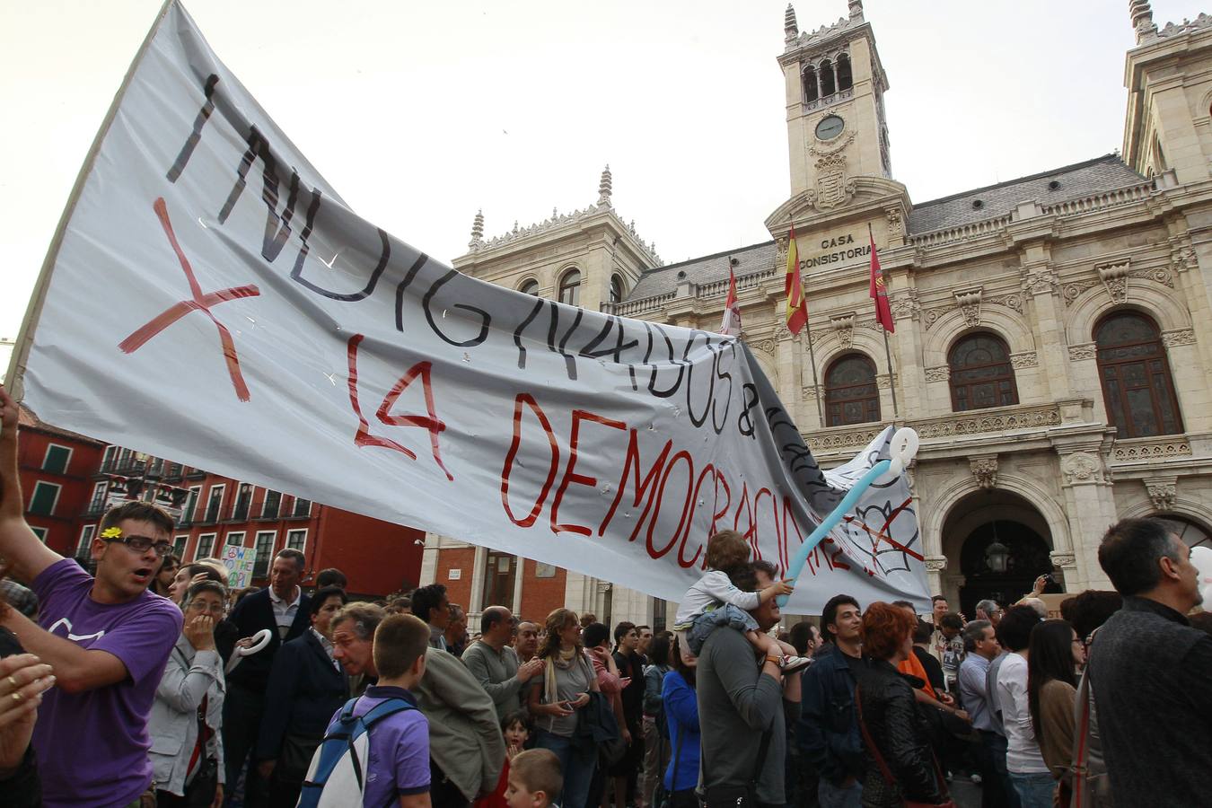 Fotos: Diez años del nacimiento del movimiento 15M en Valladolid