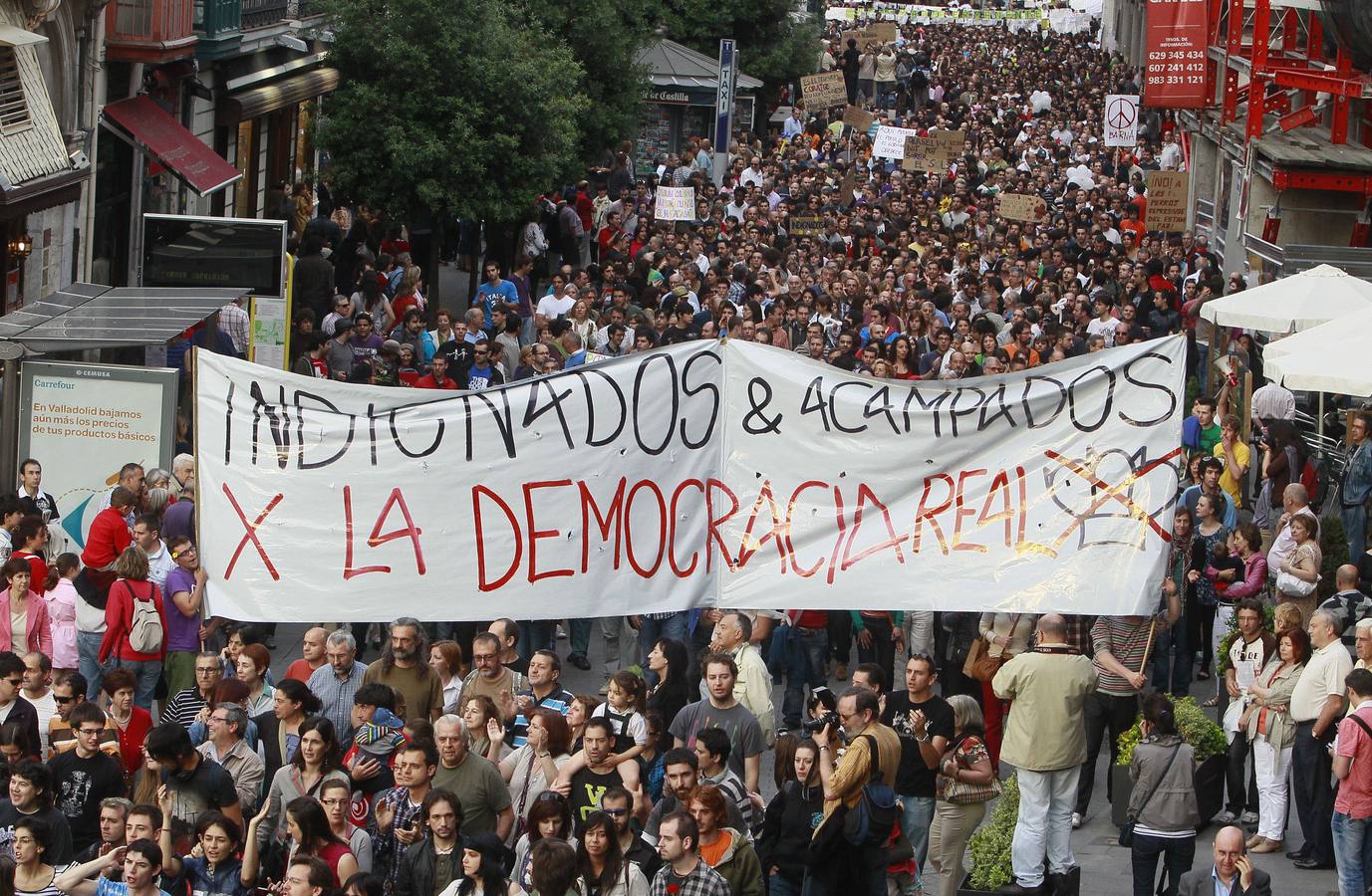 Fotos: Diez años del nacimiento del movimiento 15M en Valladolid