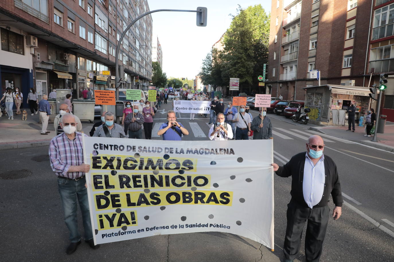 Fotos: Los vecinos reclaman el reinicio de las obras del centro de salud de la Magdalena