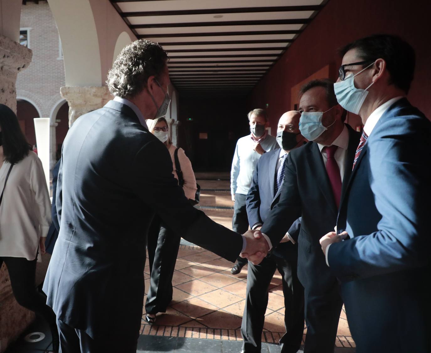 El exfutbolista, exentrenador y actual comentarista y empresario Jorge Valdano, en el Foro Económico de El Norte de Castilla.