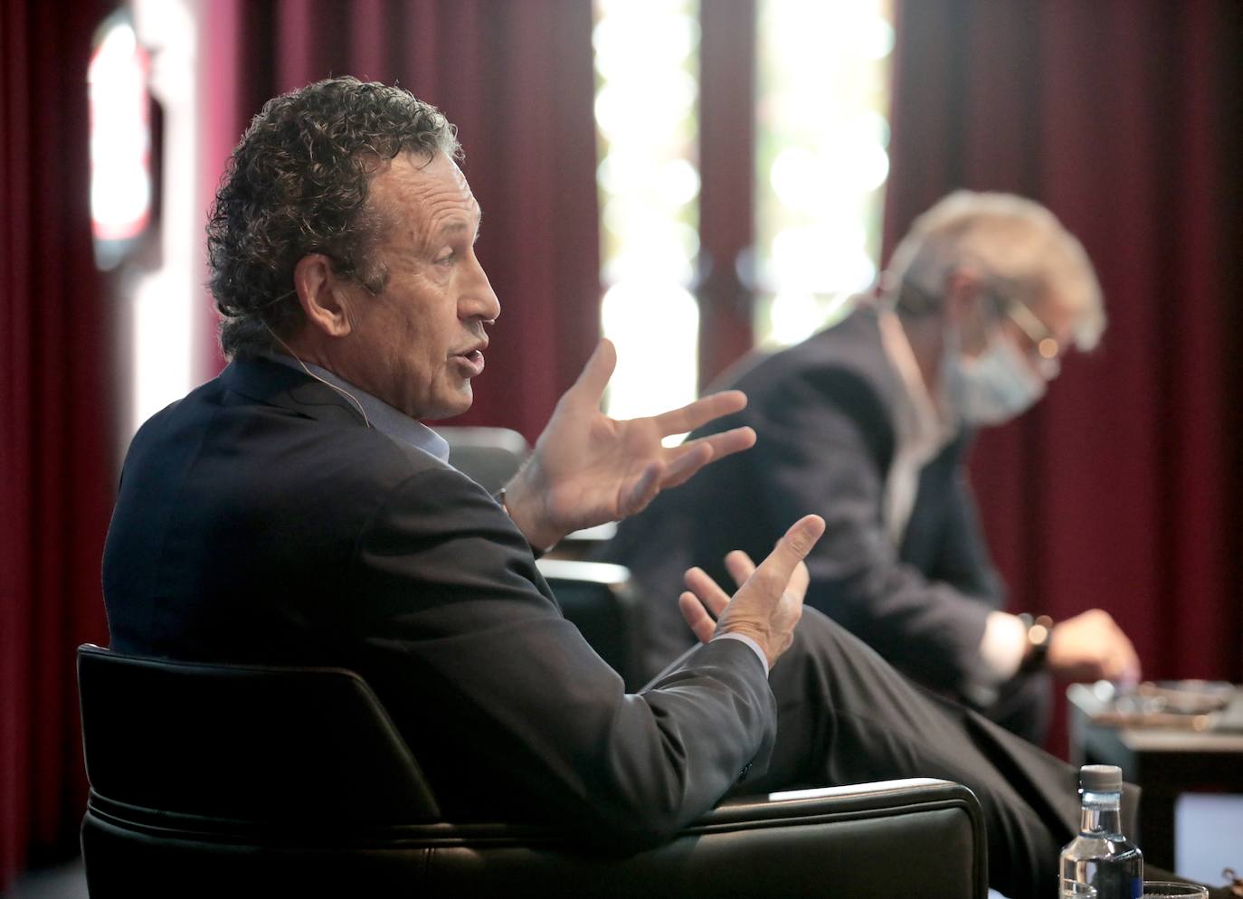El exfutbolista, exentrenador y actual comentarista y empresario Jorge Valdano, en el Foro Económico de El Norte de Castilla.