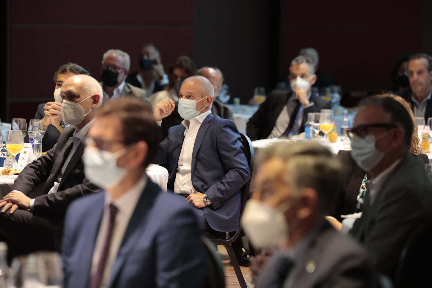 El exfutbolista, exentrenador y actual comentarista y empresario Jorge Valdano, en el Foro Económico de El Norte de Castilla.