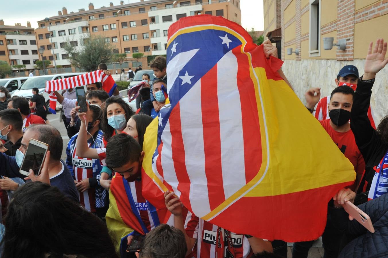 Fotos: El Atlético de Madrid llega a Valladolid