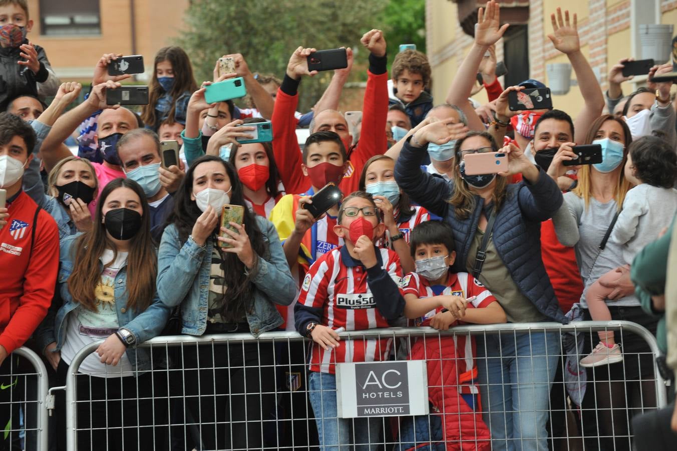 Fotos: El Atlético de Madrid llega a Valladolid