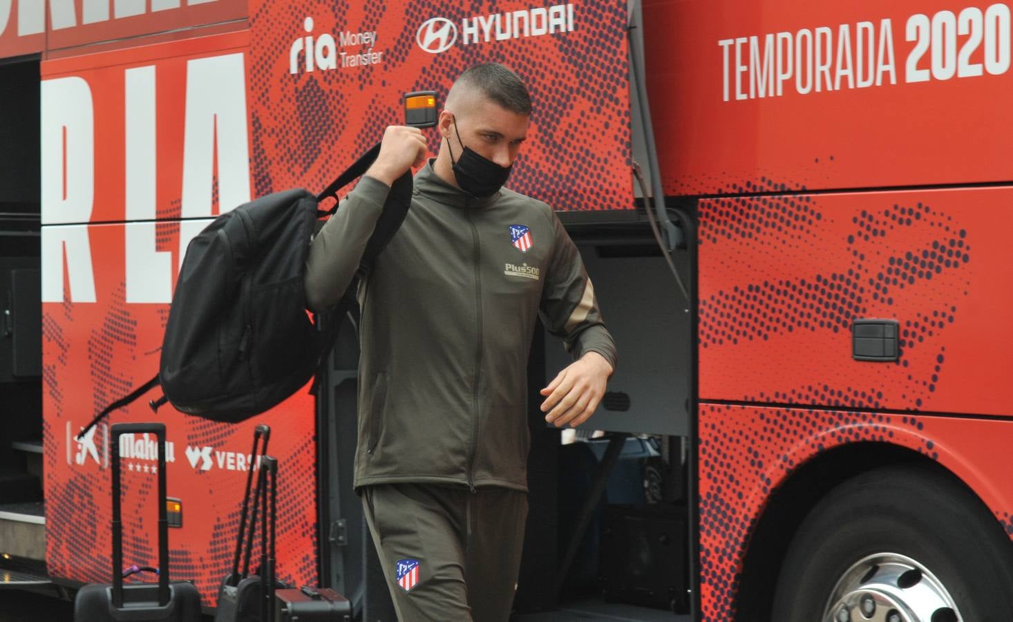 Fotos: El Atlético de Madrid llega a Valladolid