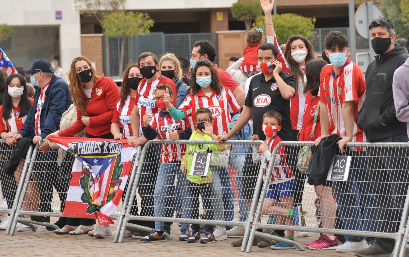 Fotos: El Atlético de Madrid llega a Valladolid