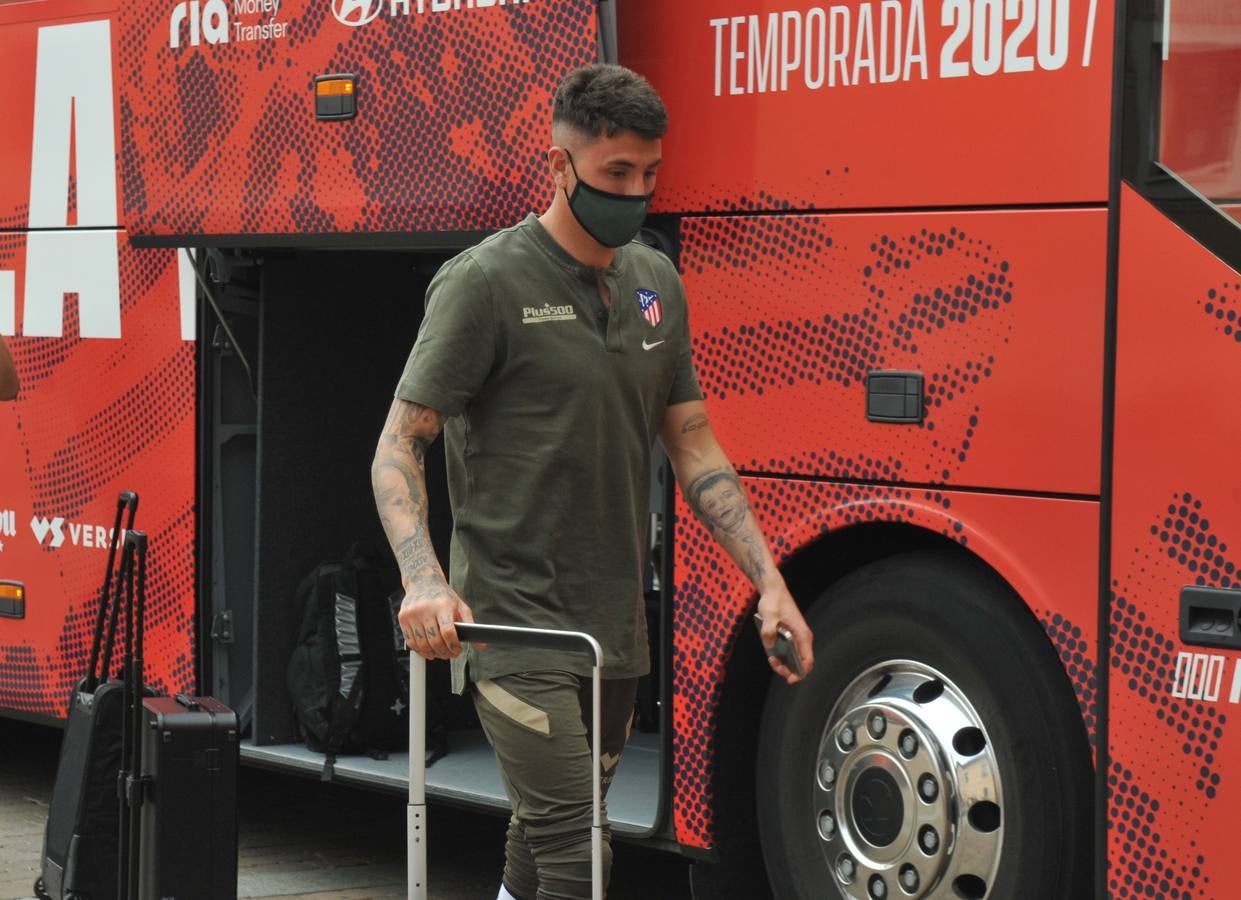 Fotos: El Atlético de Madrid llega a Valladolid