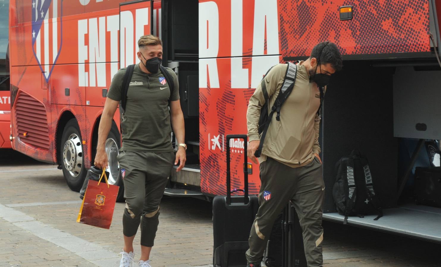 Fotos: El Atlético de Madrid llega a Valladolid