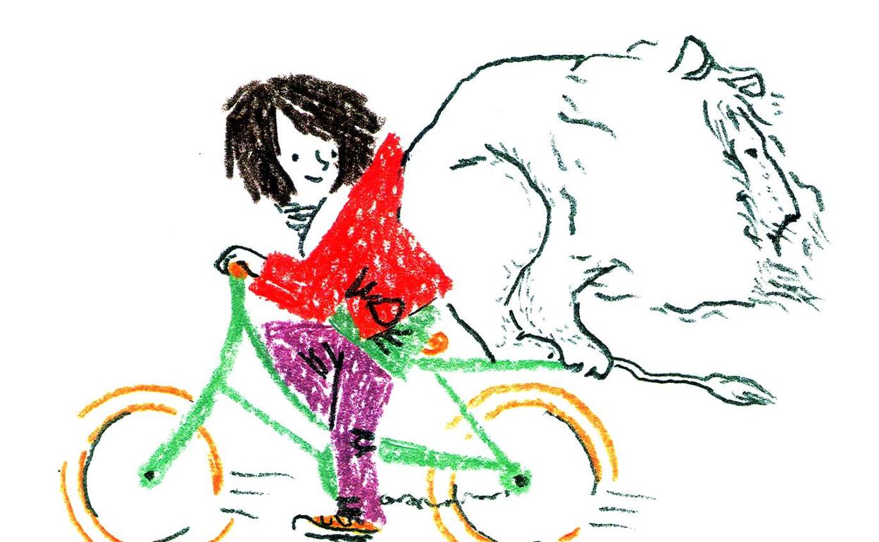 Ilustración de Juliana Salcedo en 'El león de Candela'. 