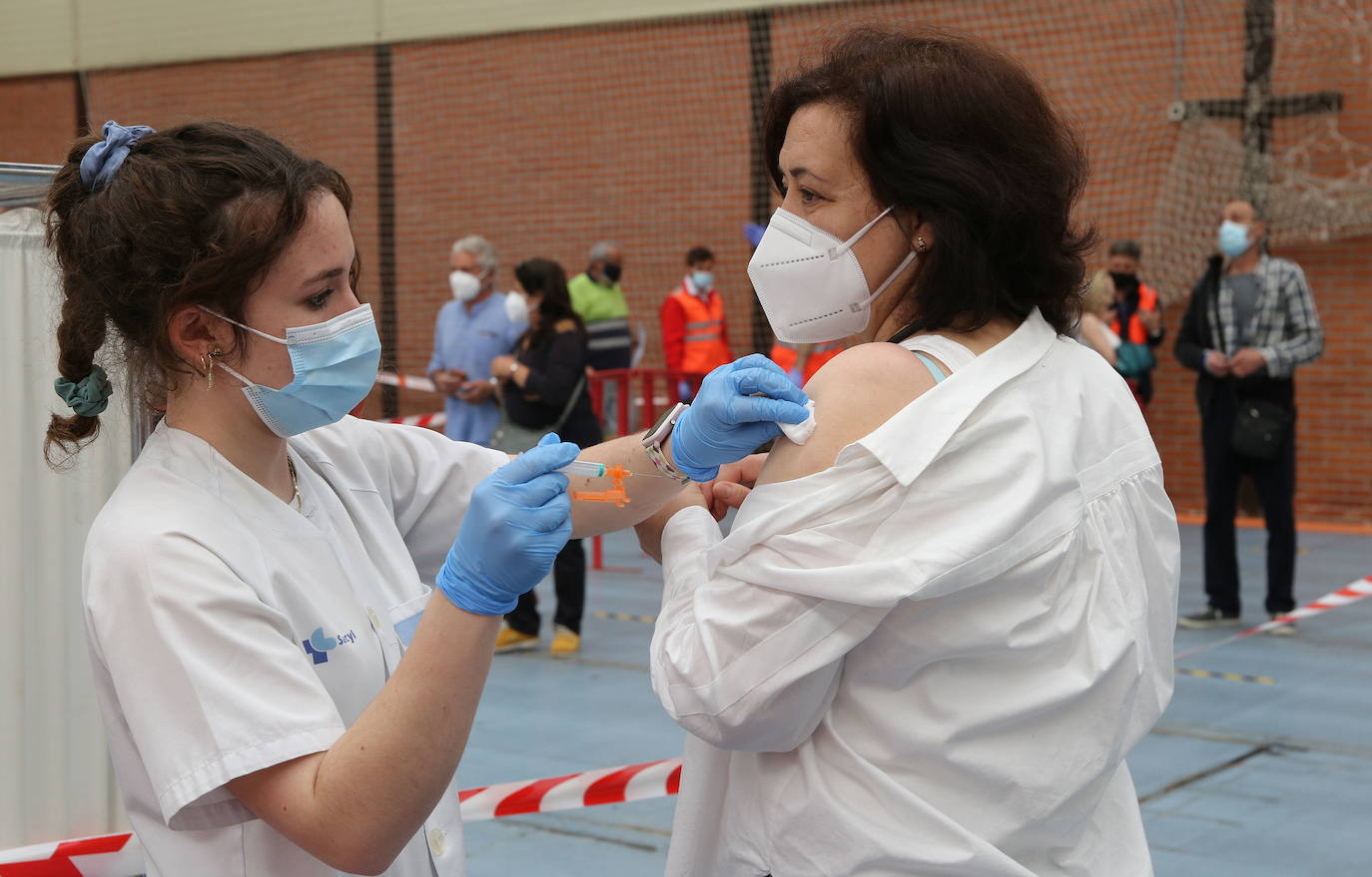 Vacunación en Palencia. 