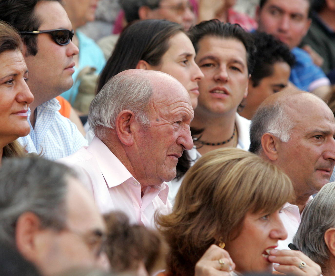 El bodeguero de Pesquera en una corrida de toros en la plaza de Valladolid en 2005. 