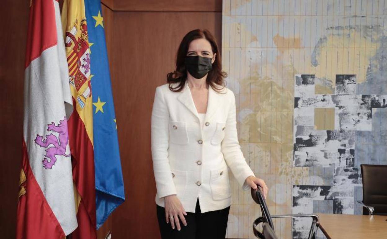 La consejera de Empleo e Industria, Ana Carloa Amigo.