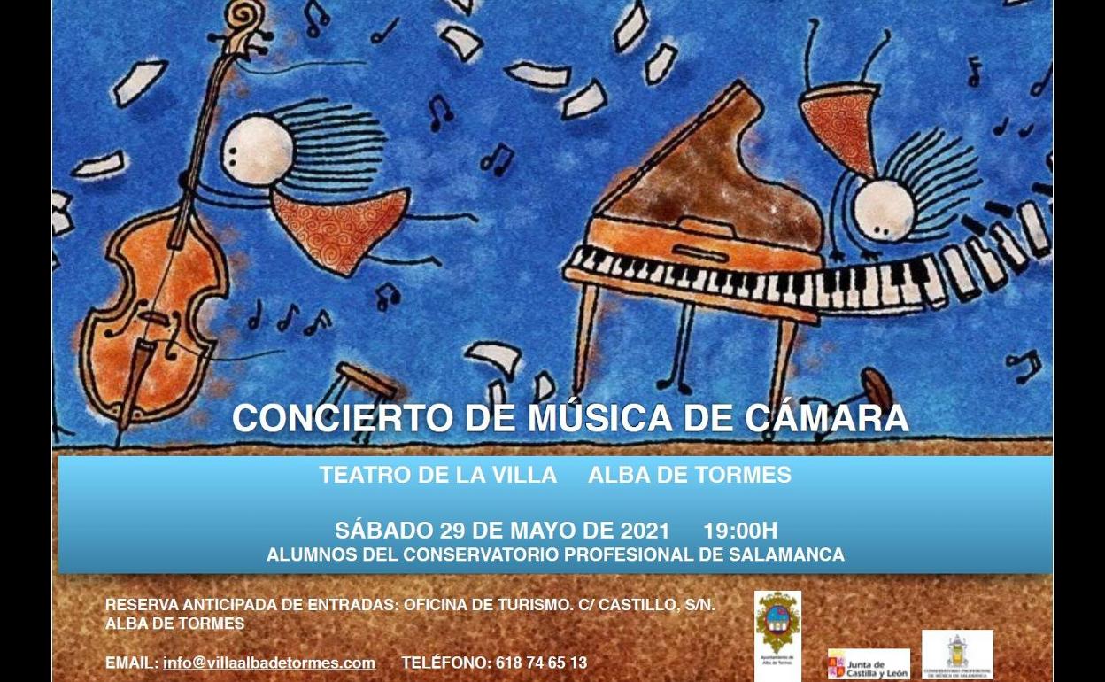 Cartel de uno de los conciertos de este fin de semana.