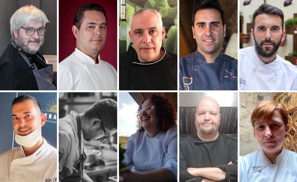 Los cocineros que van a participar en Madrid Fusión de manos dela Diputación de Valladolid.