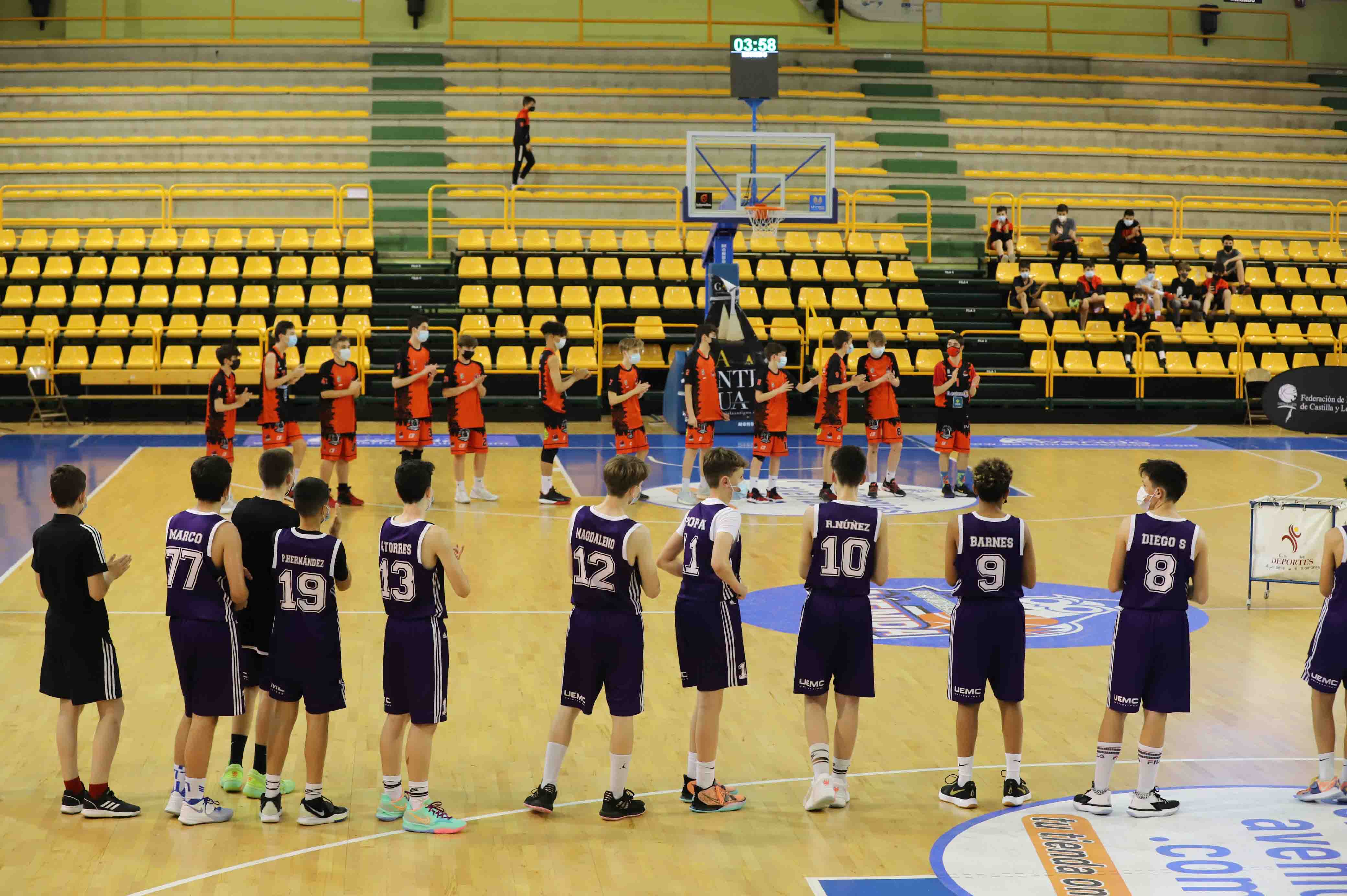 Final a cuatro masculina infantil E. Leclerc - Iveco Valladolid (65-53)