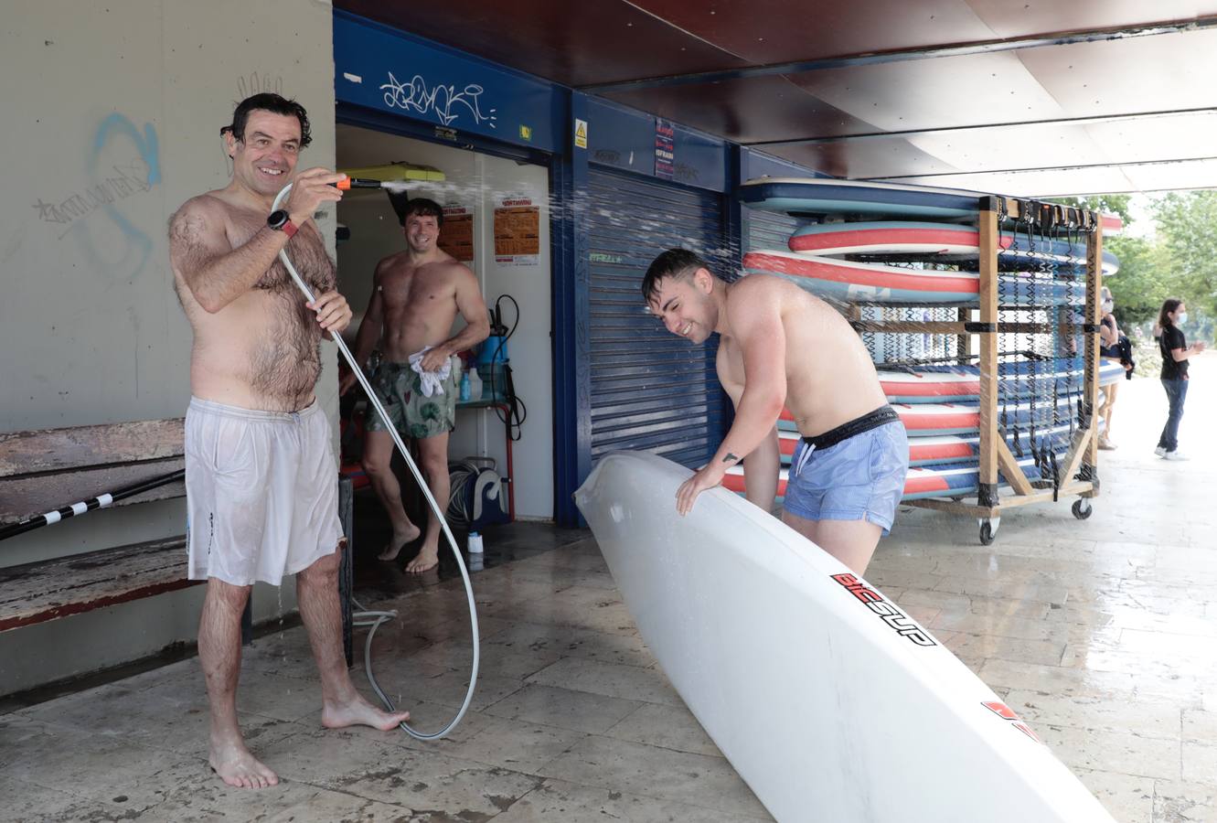 El calor saca a los vallisoletanos a la calle