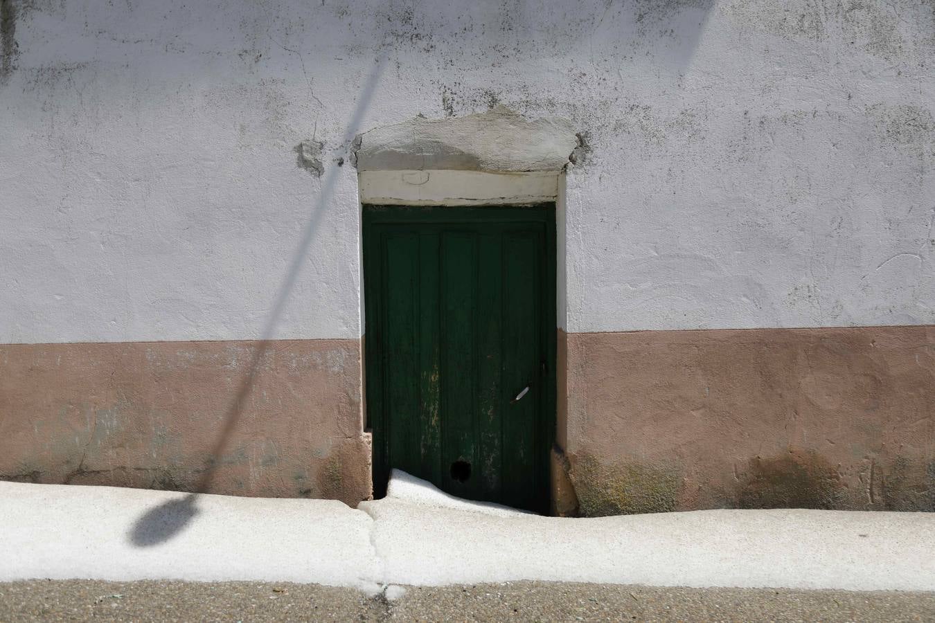 Daños por el pedrisco en Piñel de Arriba.