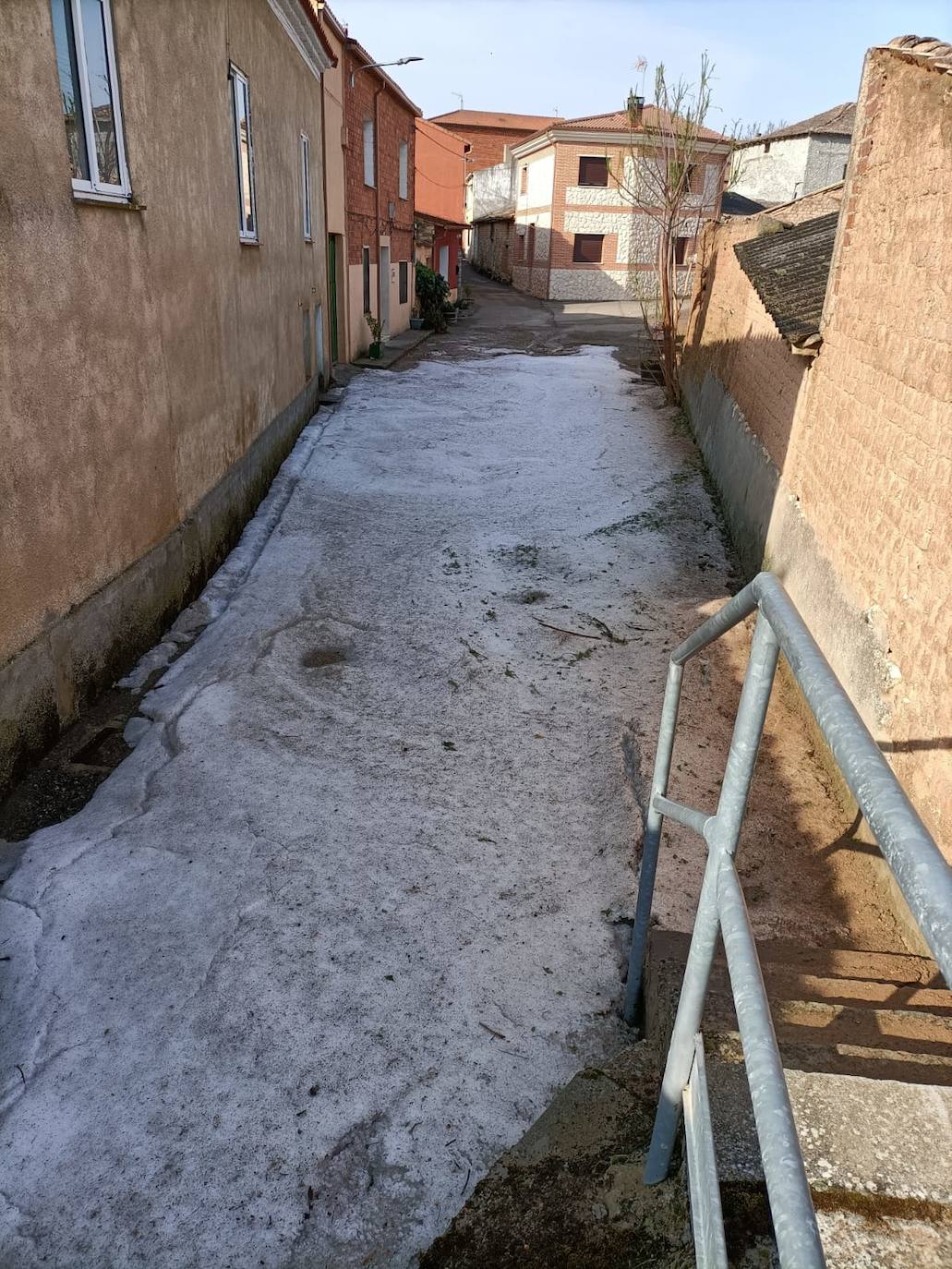 Granizo en Piñel de Abajo