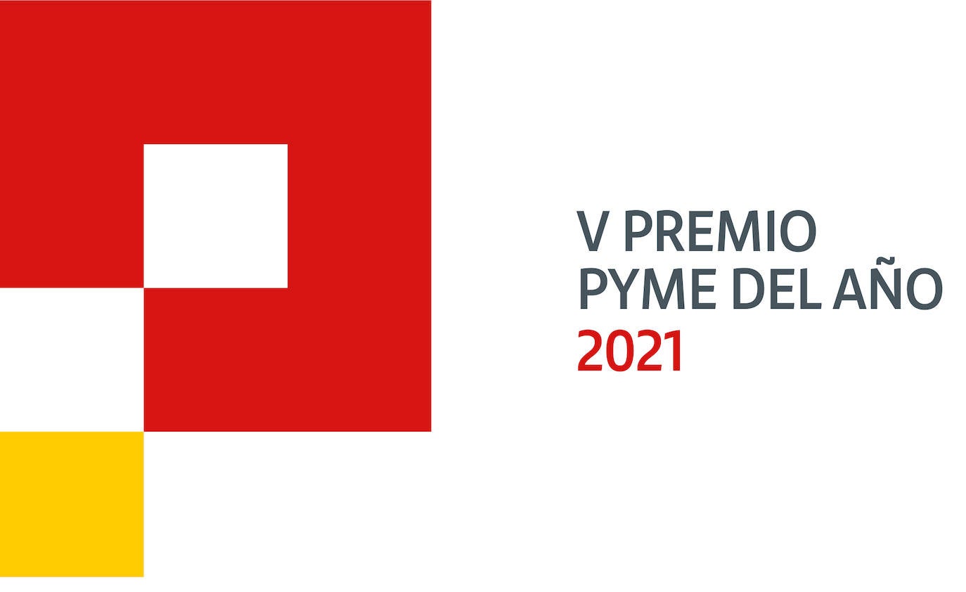 Imagen corporativa del V Premio Pyme del Año 2021.