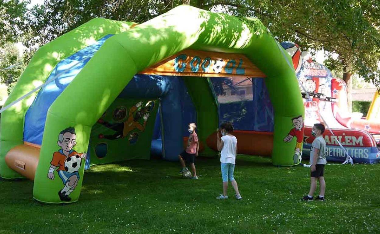 Los más pequeños pudieron disfrutar de un atarde hinchables 