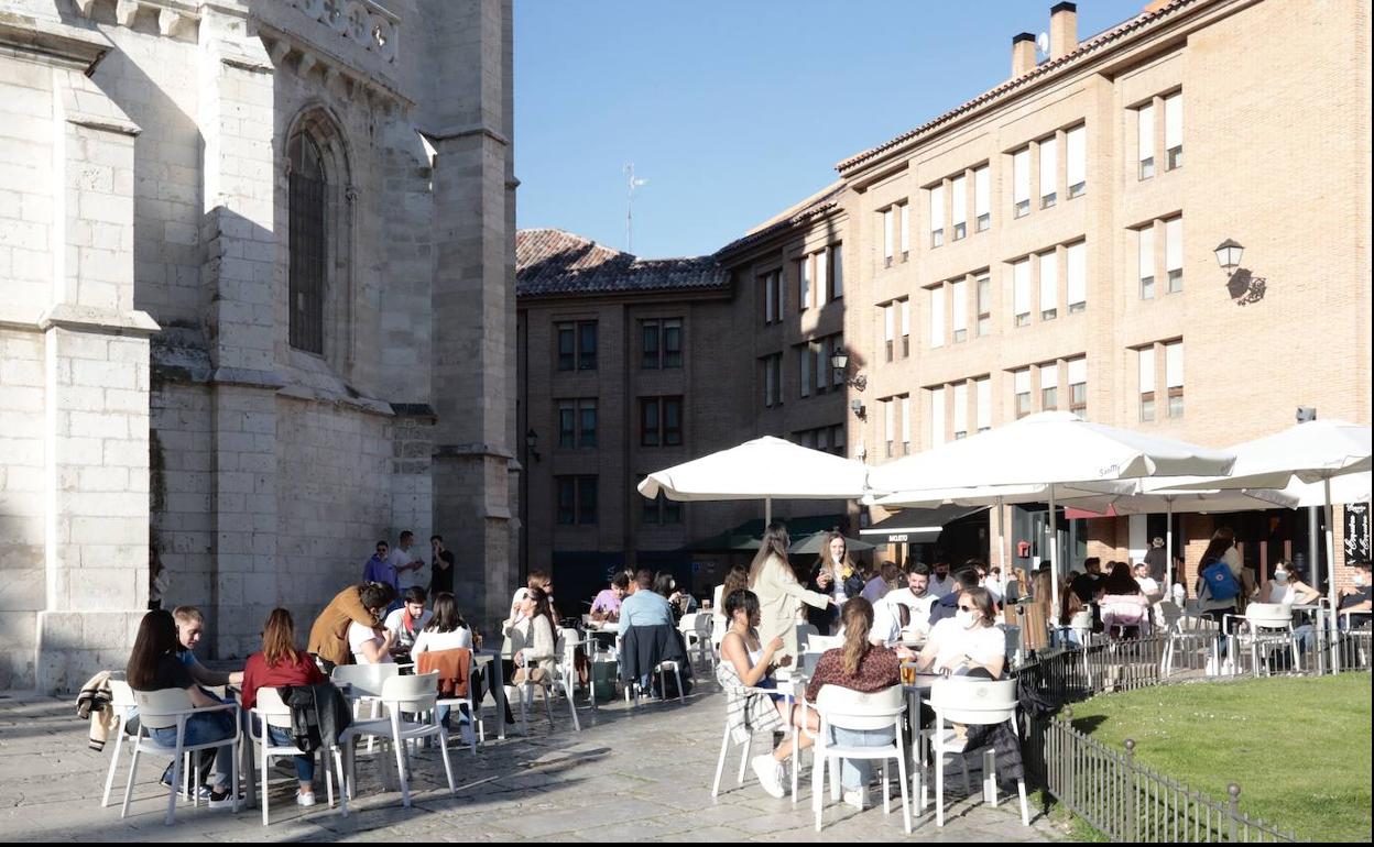 Terrazas en Valladolid. 